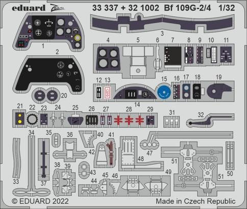 Eduard 33337 1/32 Aircraft- Bf109G2/4 for RVL (Painted)