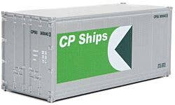 Walthers SceneMaster 949-8662 HO 20' Smooth-Side Container - CP Ships
