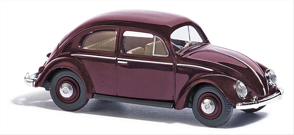 Busch 52901 HO Scale 1952 VW Beetle Pretzel-Window Model