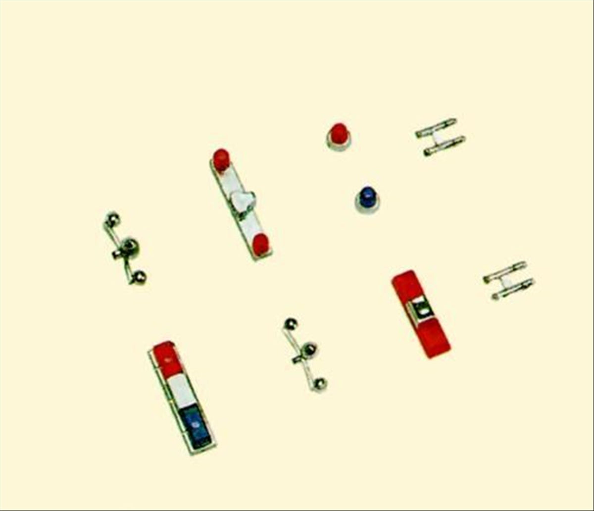 Busch 49962 HO Scale 1950s US Emergency Vehicle Detail Set