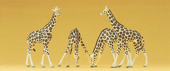 Preiser 79715 N Scale Giraffes Figure Set