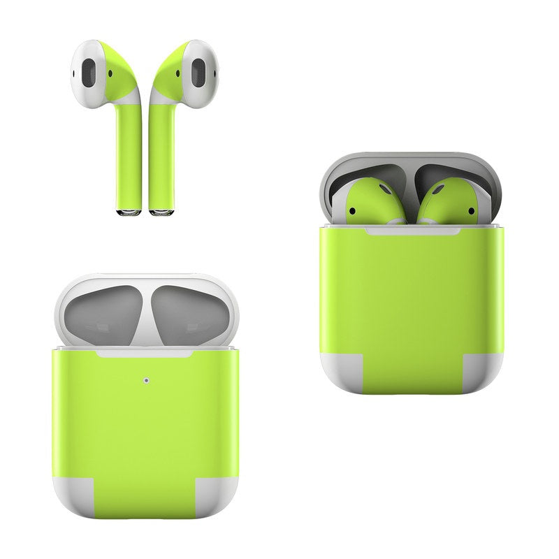 Solid State Lime - Apple AirPods Skin