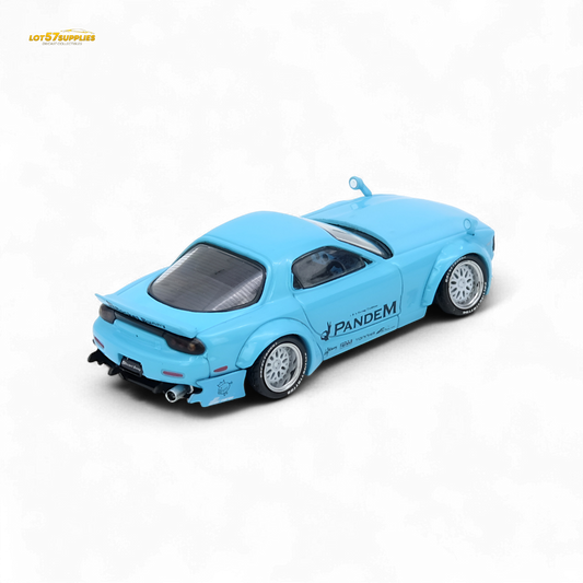 INNO64 Mazda RX7 FD3S Pandem Tiff Blue 1:64