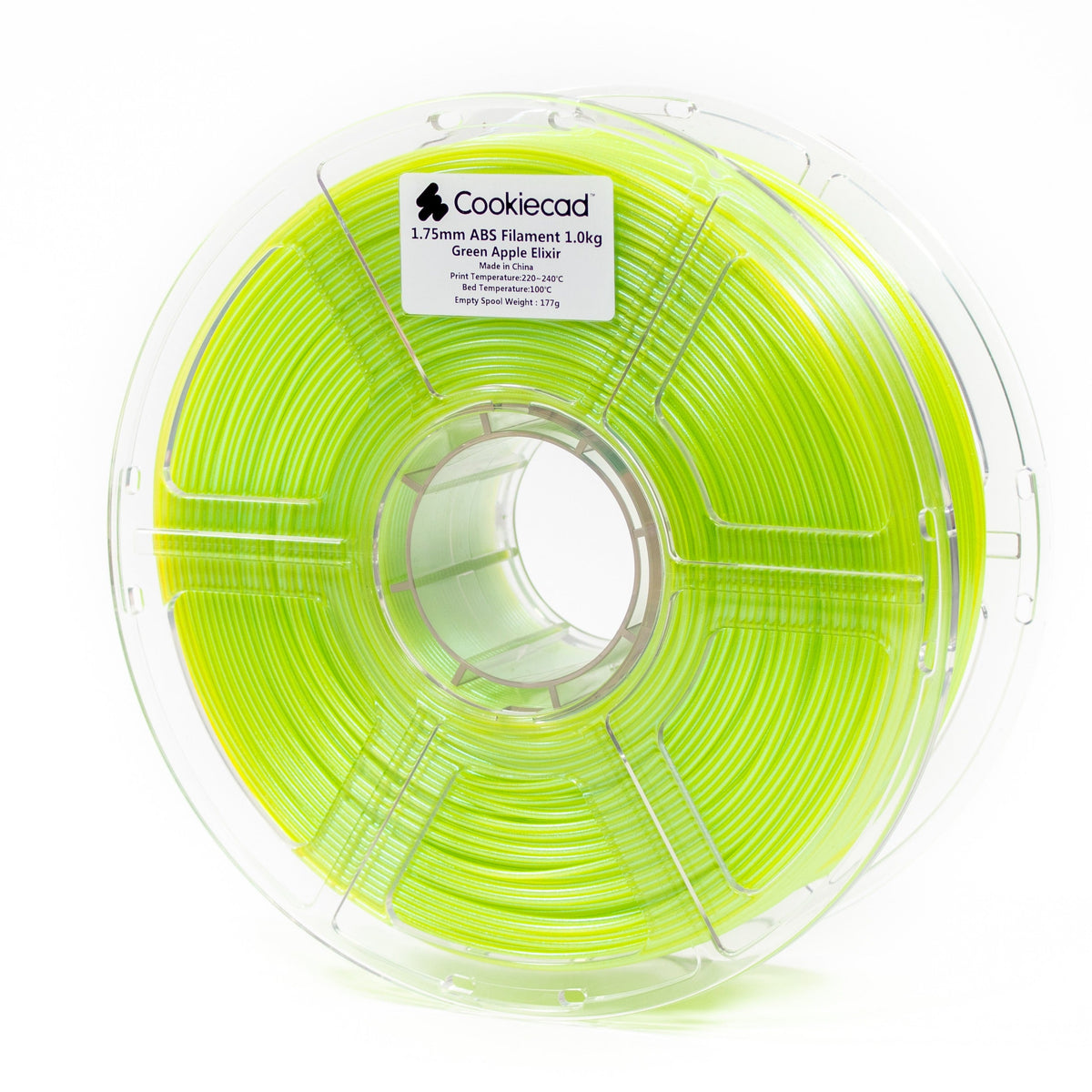 ABS Green Apple Elixir ABS Filament 1.75mm, 1kg