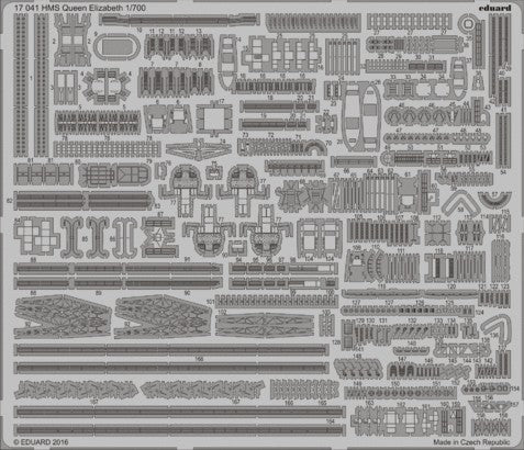 Eduard 17041 1/700 Ship- HMS Queen Elizabeth for TSM