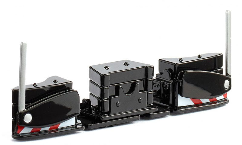 Wiking 077844 1/32 Scale Agribumper In Black Diecast Metal