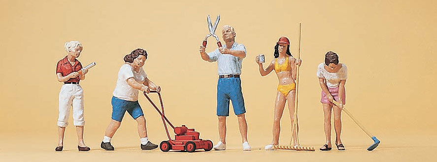 Preiser 10464 HO Scale Hobby Gardeners Figure Set