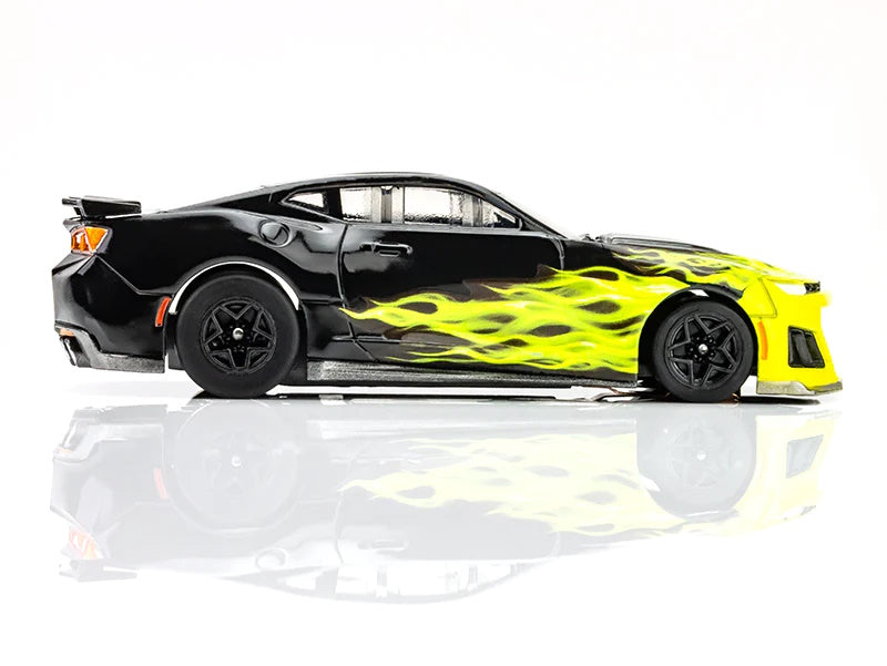 AFX 22060 Camaro ZL1 2021 Wildfire Black/Lime Ho Slot Car