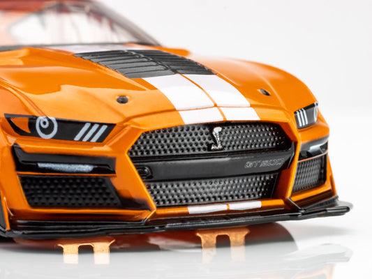AFX 22069 Ford Mustang GT500 Twister Orange HO Scale Slot Car MegaG Plus