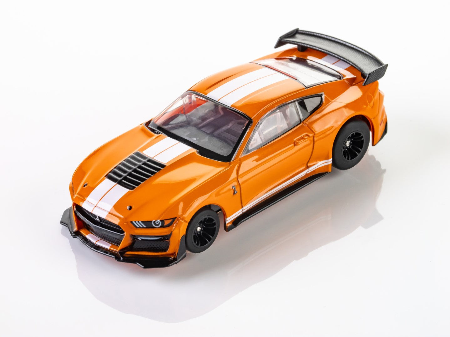 AFX 22069 Ford Mustang GT500 Twister Orange HO Scale Slot Car MegaG Plus
