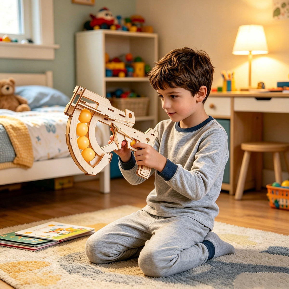 DIY Wooden Ball Launcher Kit – Build Your Own Mechanical Launcher