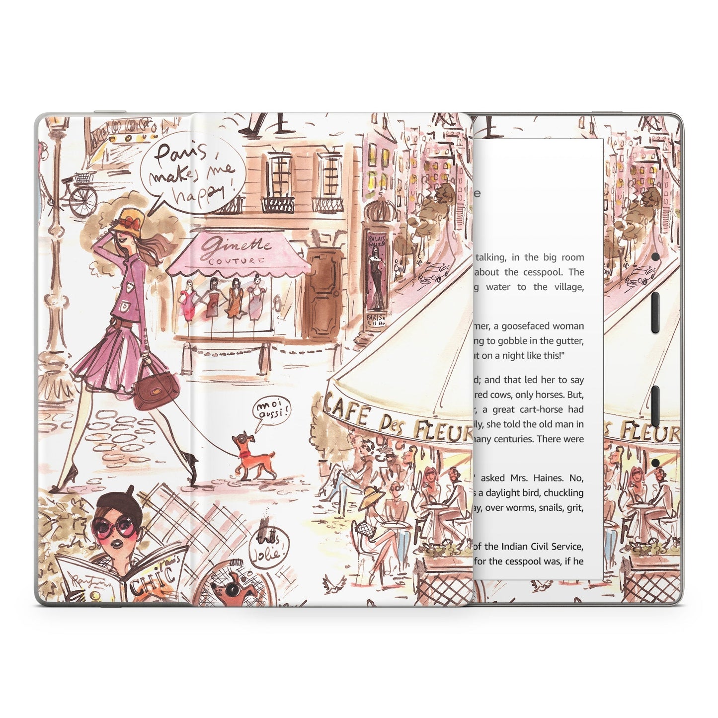 Paris Makes Me Happy - Amazon Kindle Skin