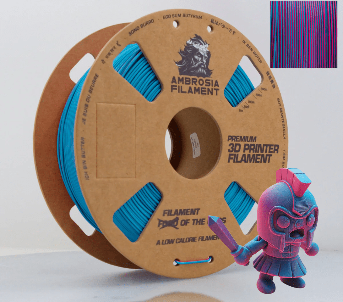 AMBROSIA ASA Filament of the Gods - 1KG Bambu AMS Friendly Cardboard Spools Premium 3D Printing Filament House ASA