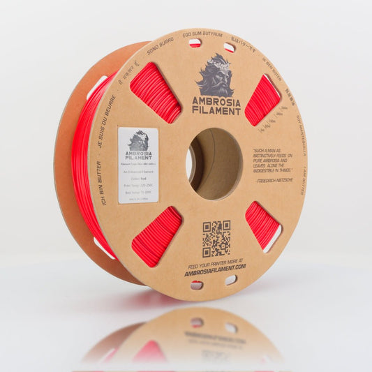 AMBROSIA Uber ABS Filament of the Gods - 1KG Bambu AMS Friendly Cardboard Spools Premium 3D Printing Filament ABS+