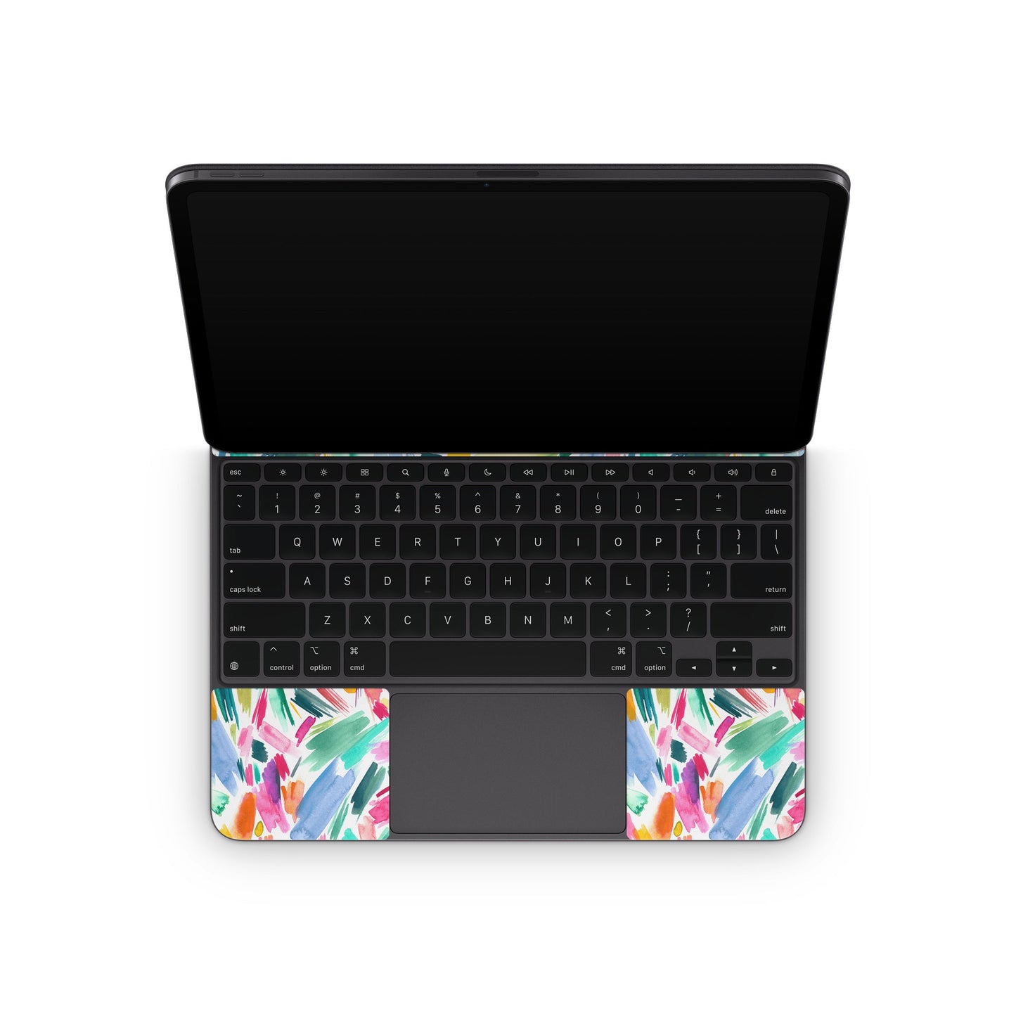 Watercolor Colorful Brushstrokes - Apple Magic Keyboard for iPad Skin