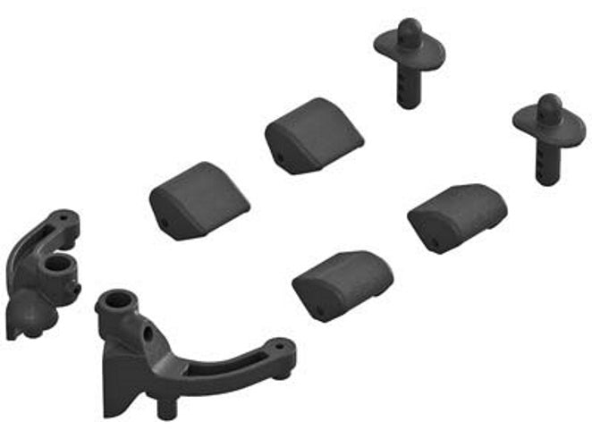 Arrma AR320458 Body Mount Set Front Typhon 4x4