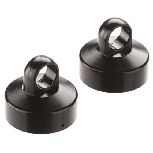ARRMA AR330204 Shock Cap Upper Aluminum Black (2) Typhon Kraton