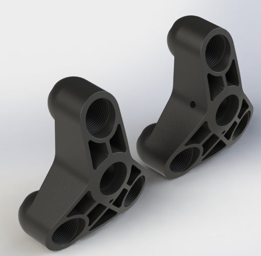 Arrma AR330365 Rear Hub (1 Pair) Nero 6S Nero Fazon Nero Big Rock