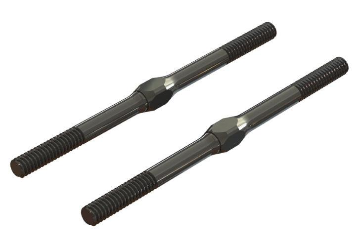 Arrma AR330526 Steel Turnbuckle M4x71mm Black Kraton Outcast