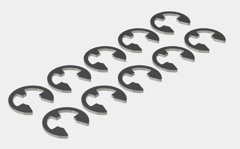 Arrma AR710002 E-Clip E-4 (10pcs) Fury Granite Raider Vorteks ADX-10 Mojave