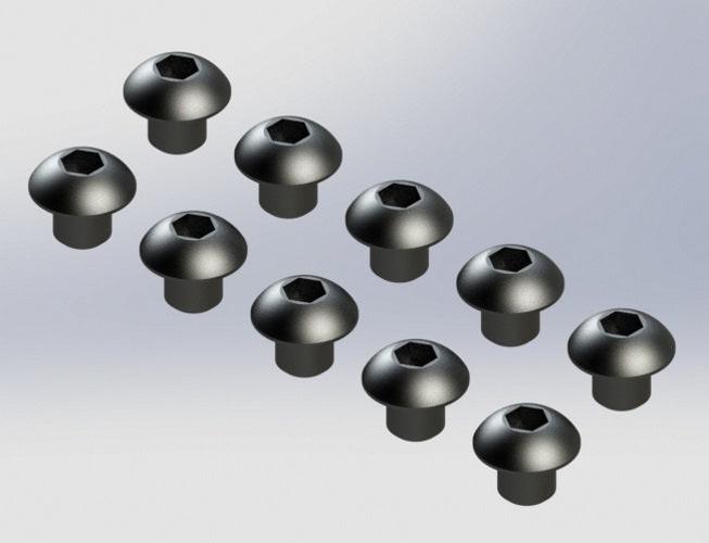 Arrma Button Head Hex Machine Screw M3X3MM Big Rock Granite Kraton Outcast