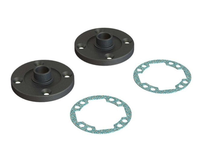 Arrma ARA310974 Metal Diff / Differential Cap Set Kratom 4X4 8S