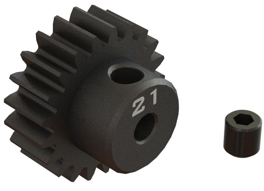 Arrma ARA311083 21T 0.8Mod 1/8" Bore CNC Steel Pinion Gear