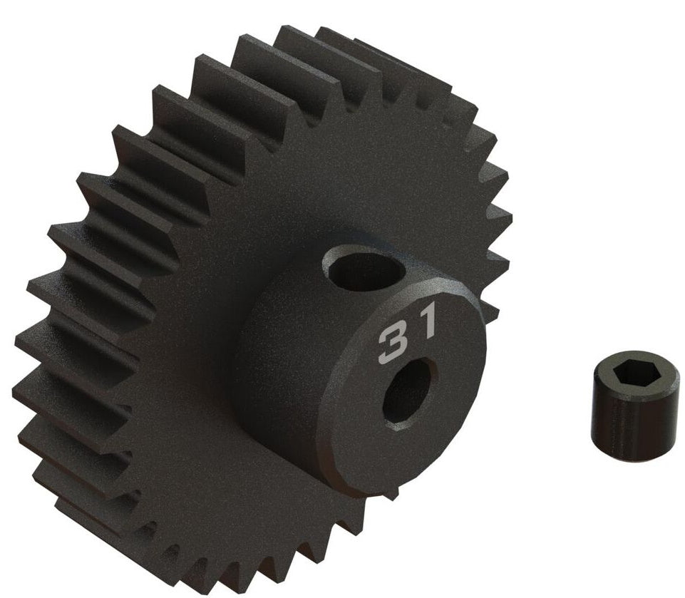 Arrma ARA311093 31T 0.8Mod 1/8" Bore CNC Steel Pinion Gear