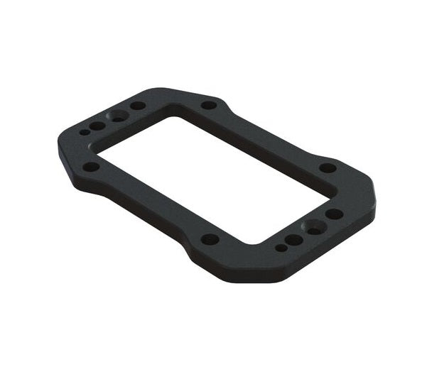 Arrma ARA320649 Aluminum Servo Mount Plate Black KRATON TALION TYPHON