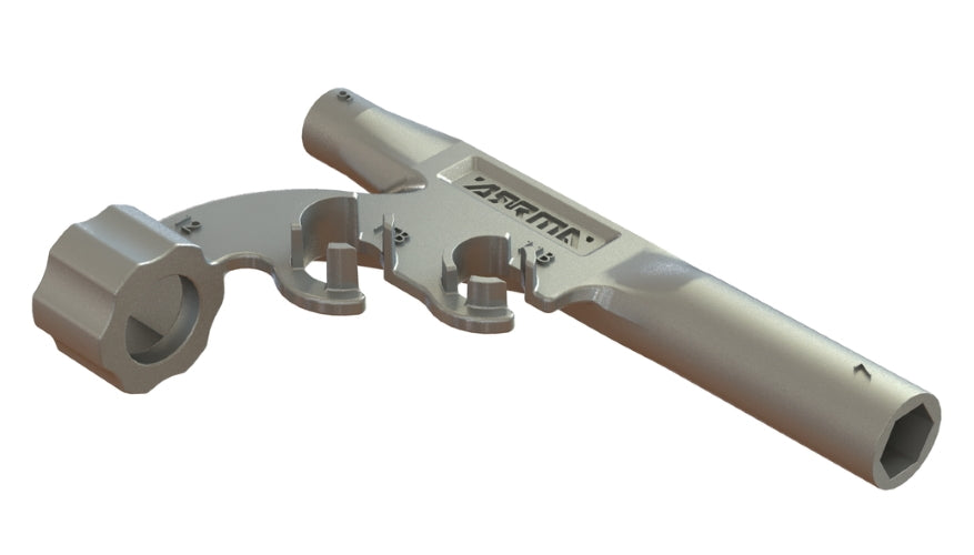 Arrma Metal Multi Tool (5&7mm Nut 11&15mm Bore Shock) Vorteks Big Rock Granite