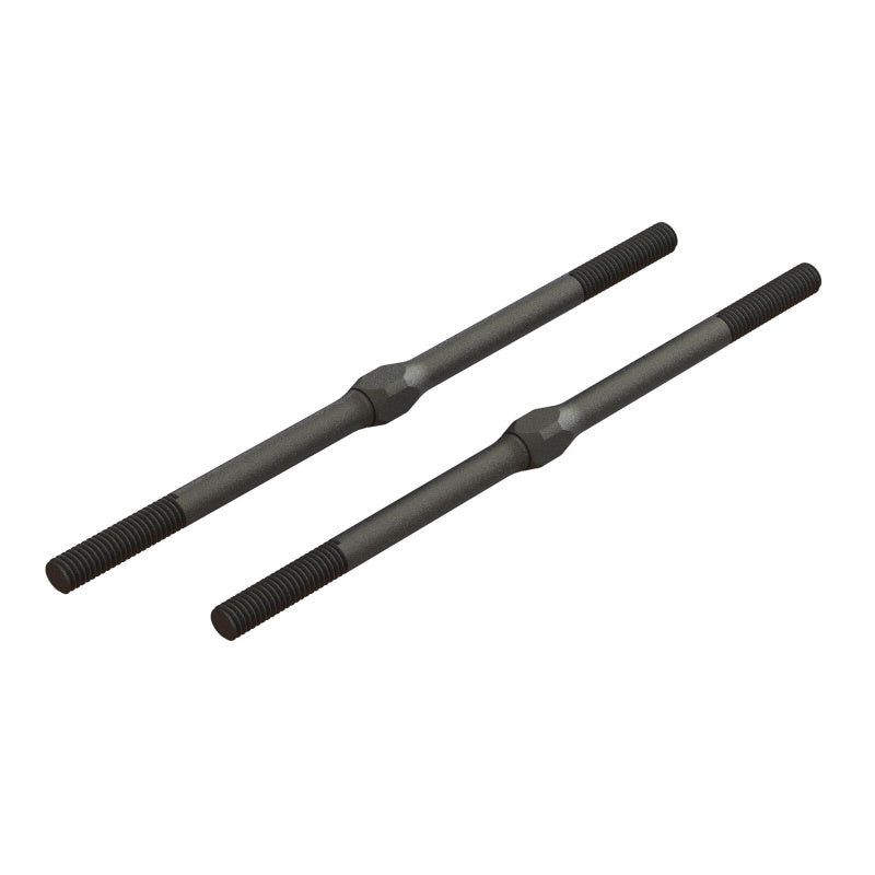 Arrma ARA330717 Steel Turnbuckle, M4 x 95mm Black (2)