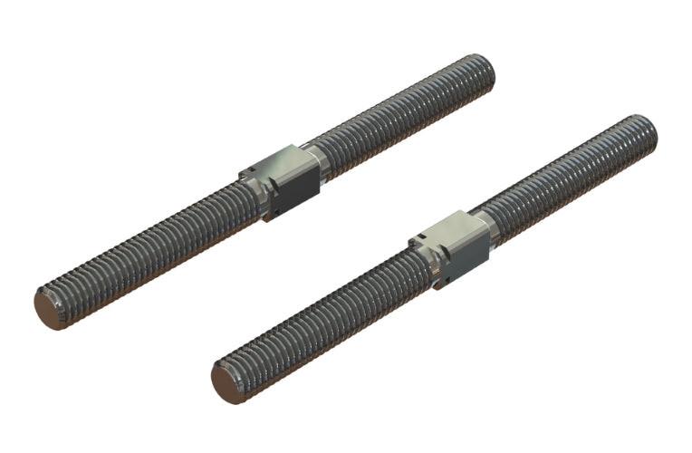 Arrma ARA330745 Steel Turnbuckle M8x105mm Silver (2) Kraton Outcast
