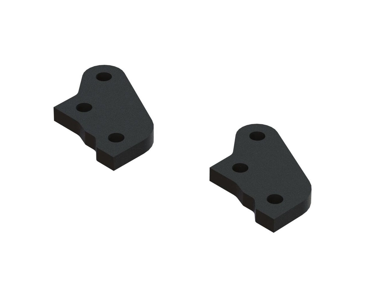 Arrma ARA340194 Aluminum Steering Plate B Black (2)