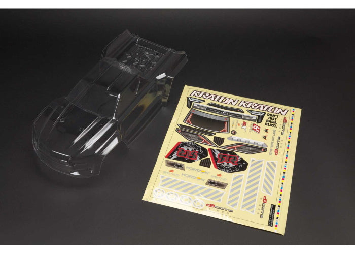 Arrma ARA406158 Clear Body with Decals Kraton 6S BLX