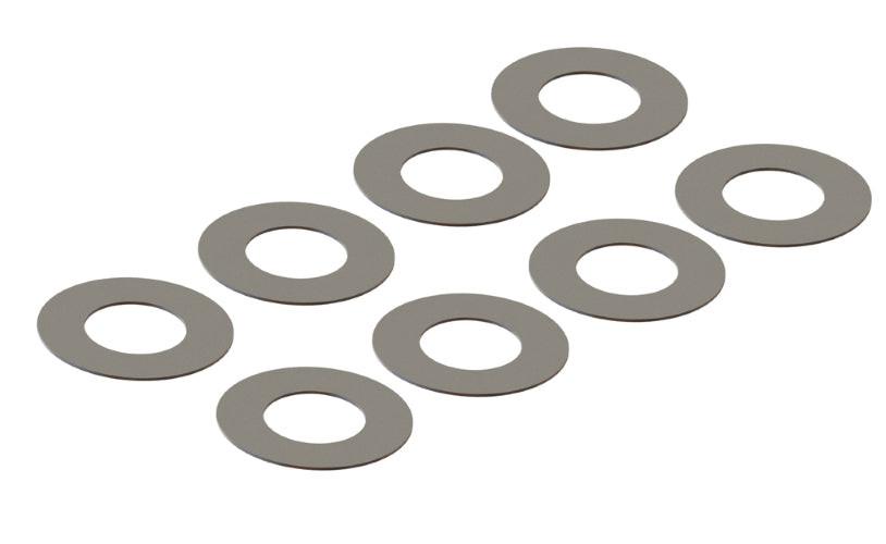 Arrma ARA709060 Shim 6.2x11.9x0.3mm (8pieces) Kraton Mojave