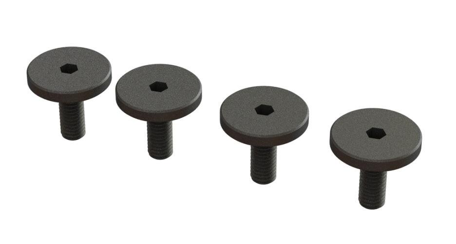 Arrma ARA727308 Large Head Screw M3X8MM (4) 1/7 Felony 6S Infraction Limitless