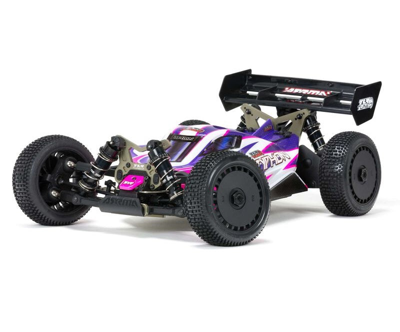 Arrma ARA8306 1/8 TLR Tuned TYPHON 4WD Roller Buggy Pink/Purple