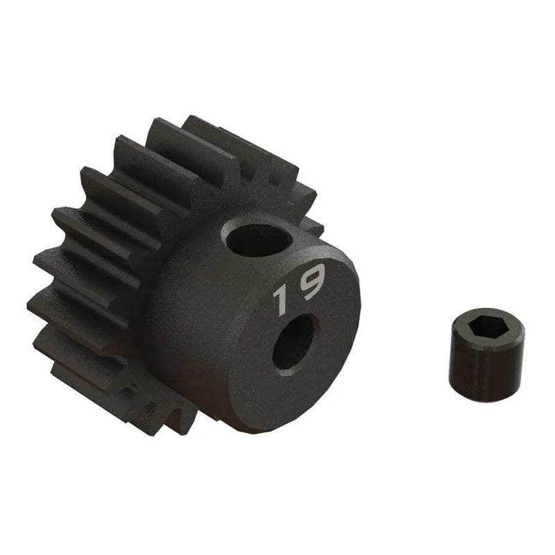 ARRMA ARA311081 19T 0.8Mod 1/8" Bore CNC Steel Pinion Gear