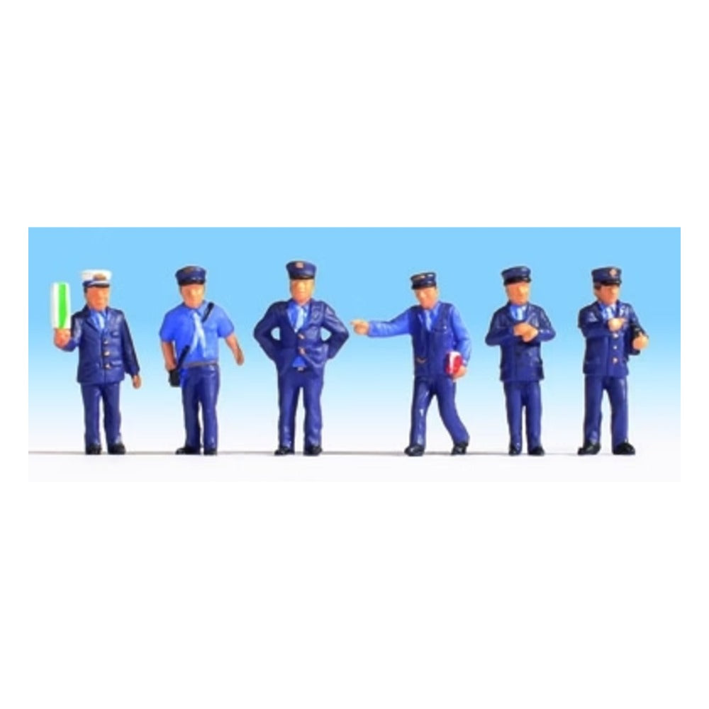 Noch 15269 HO Scale French Railway Officials -- pkg(6)
