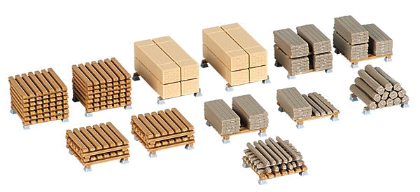 Kibri 38607 1/87 Stacked Lumber HO Plastic Model Kit