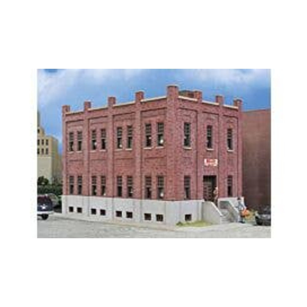 Walthers Cornerstone 933-4050 HO Brick Office Building Kit