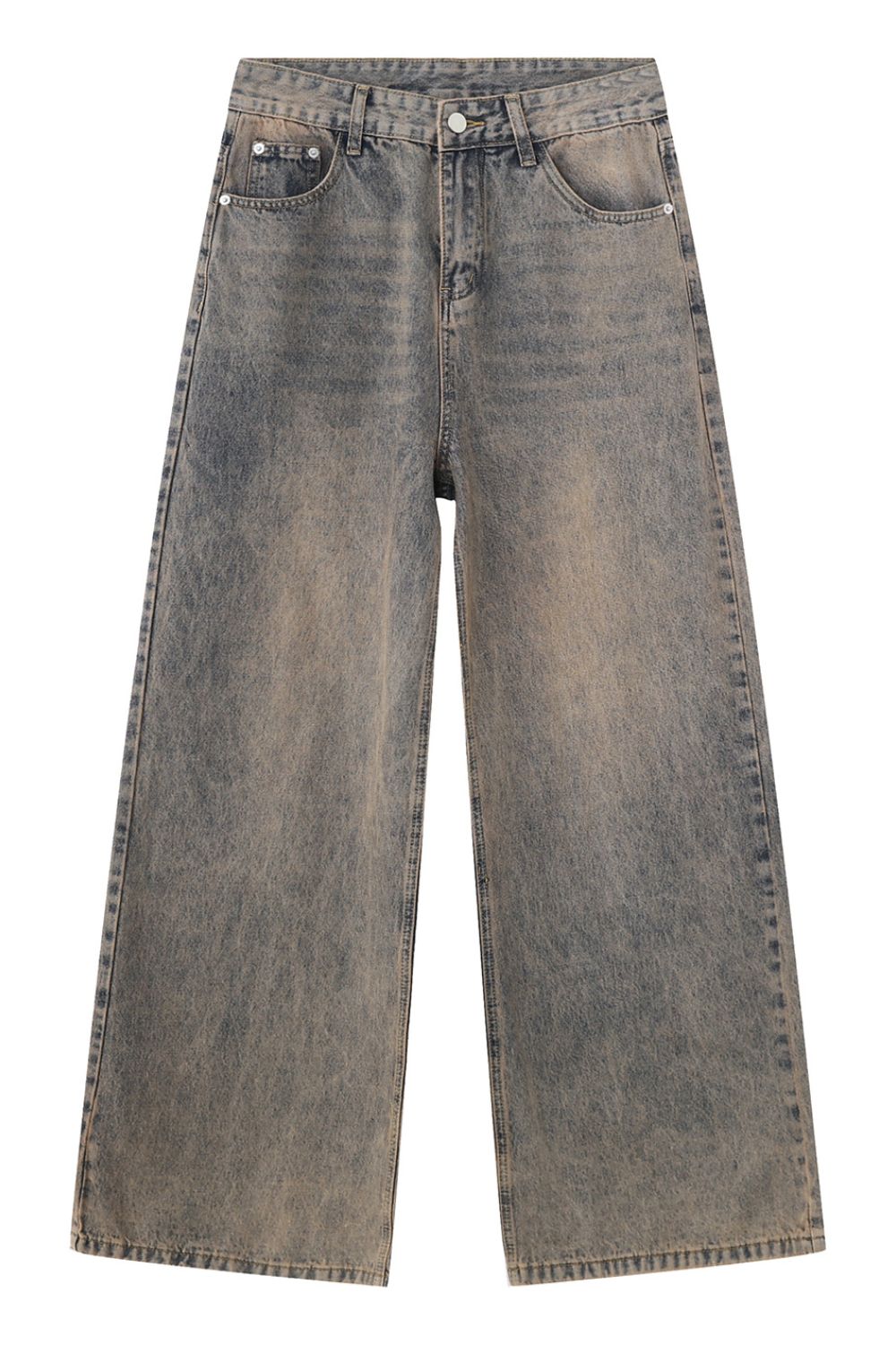 Wide Leg Jeans with Pockets