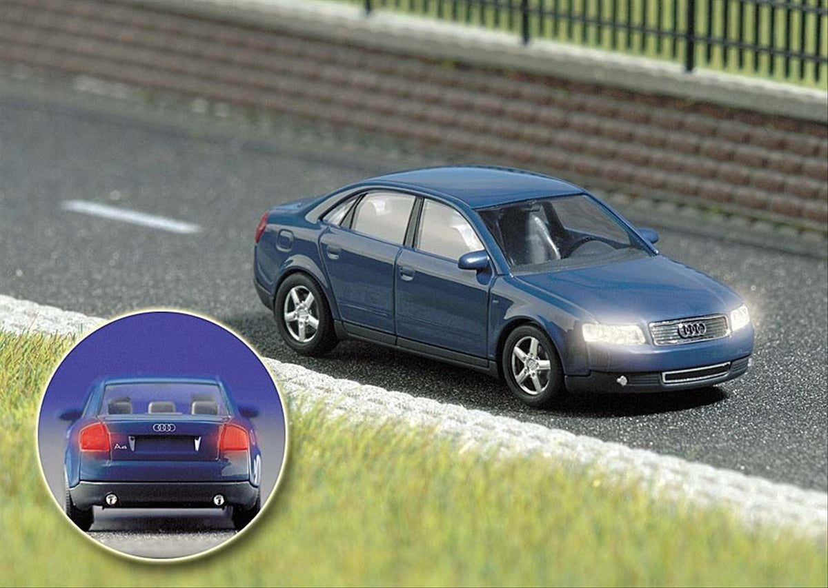 Busch 5651 HO Scale Audi A4 Sedan w/Working Lights