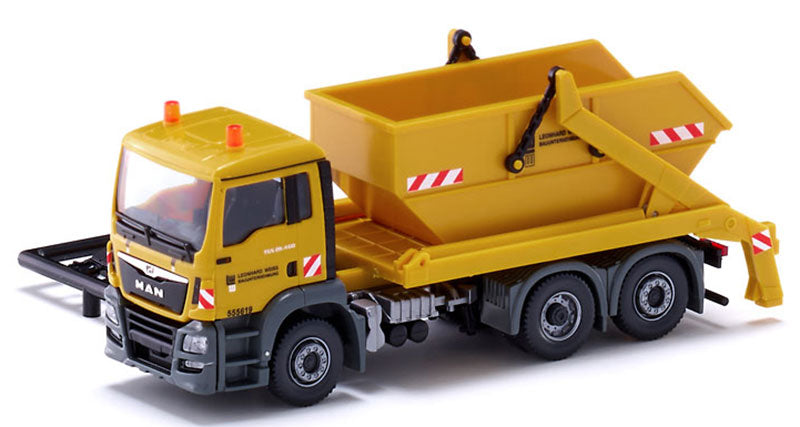 Wiking 067907 1/87 Leonhard Weiss MAN TGS Euro 6 Skip Loader