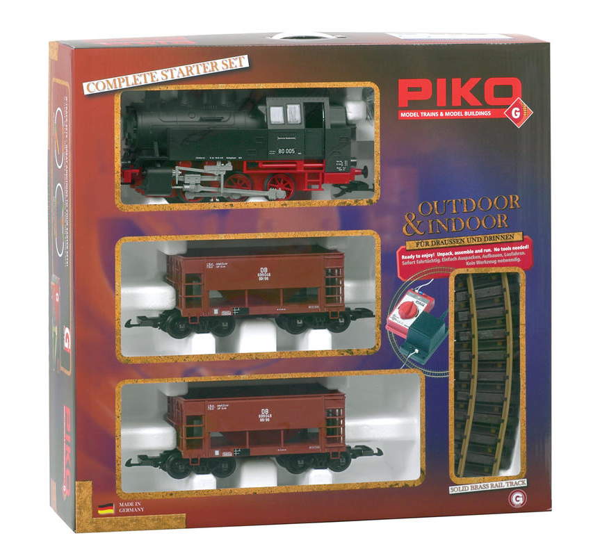 Piko 37100 G Scale DB BR80 Ore Starter Set, 120V