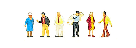 Preiser 88520 Z Scale Travelers & Passers-By Figure Set
