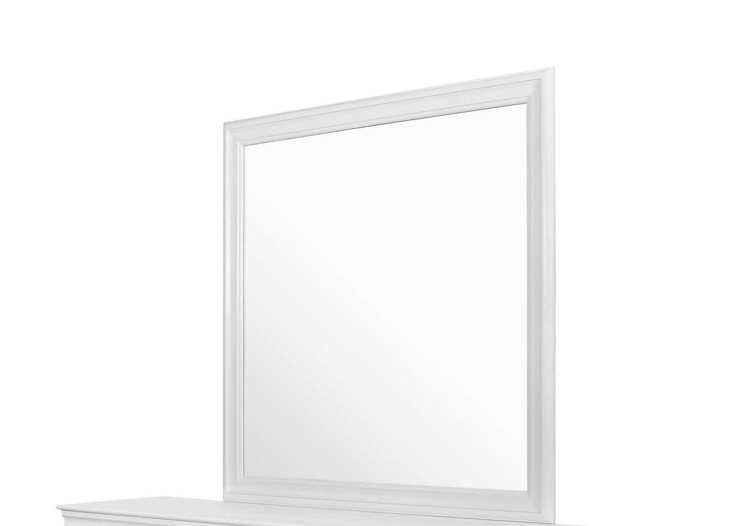 Shaker - Crocodile Metallic Mirror - White by Couch.com