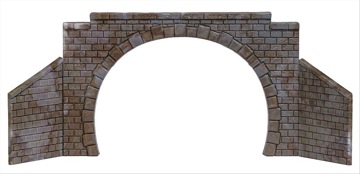 Busch 8841 TT Scale Cut Stone Double-Track Tunnel Portal