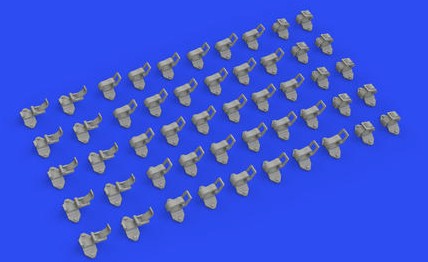 Eduard 635017 1/35 Armor- WWII German Clamps Type I (Resin)