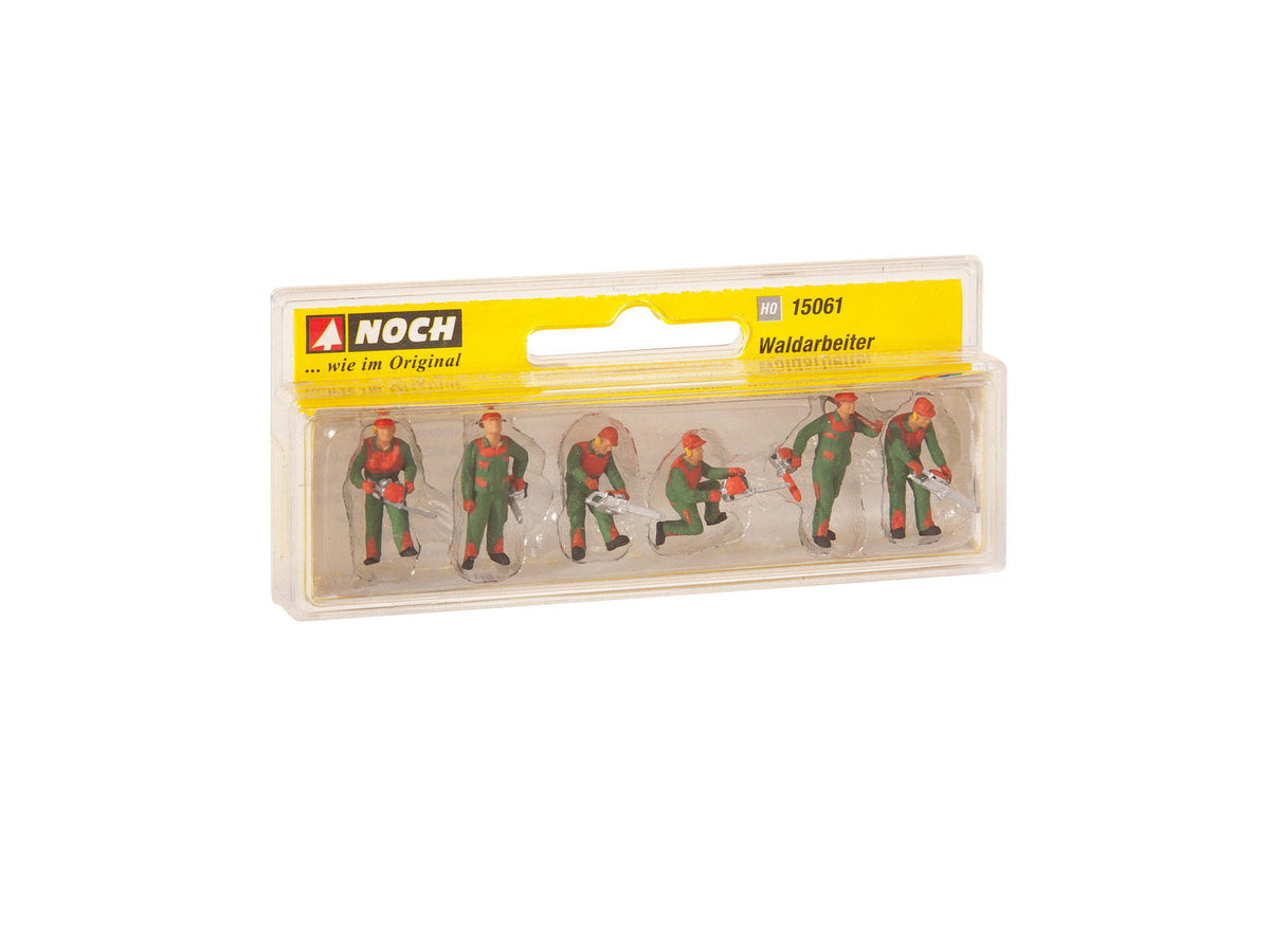 Noch 15061 HO Scale Forest Workers, Lumberjacks Set